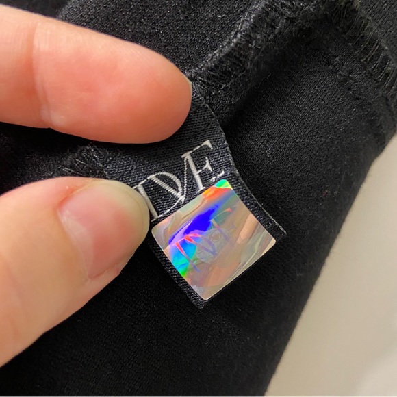 DVF Diane Von Furstenburg Bridget Black Sleeveless Bodycon Dress 0 - Picture 10 of 11